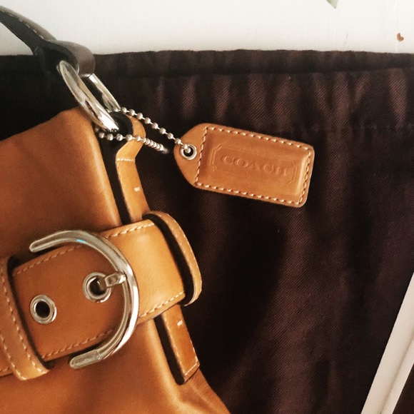 Vintage Camel COACH Shoulder Bag - Picture 3 of 7